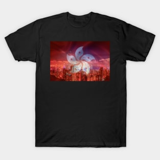 Hong Kong and Kowloon And Hong Kong Flag T-Shirt